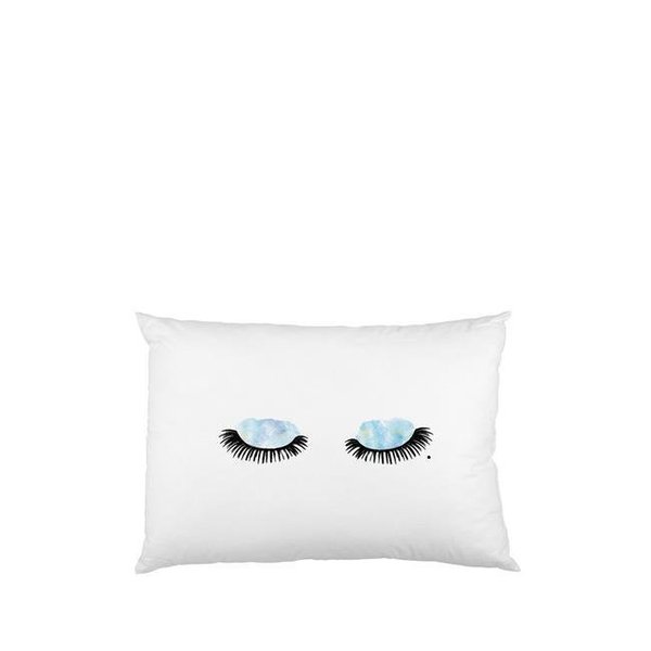 One Bella Casa One Bella Casa 73959PSHM Eyelashes Watercolor Standard Pillowcase 73959PSHM